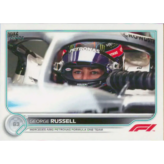 2022 Topps Formula 1 #19 George Russell NM-MT Racing Card - Racing Card Single