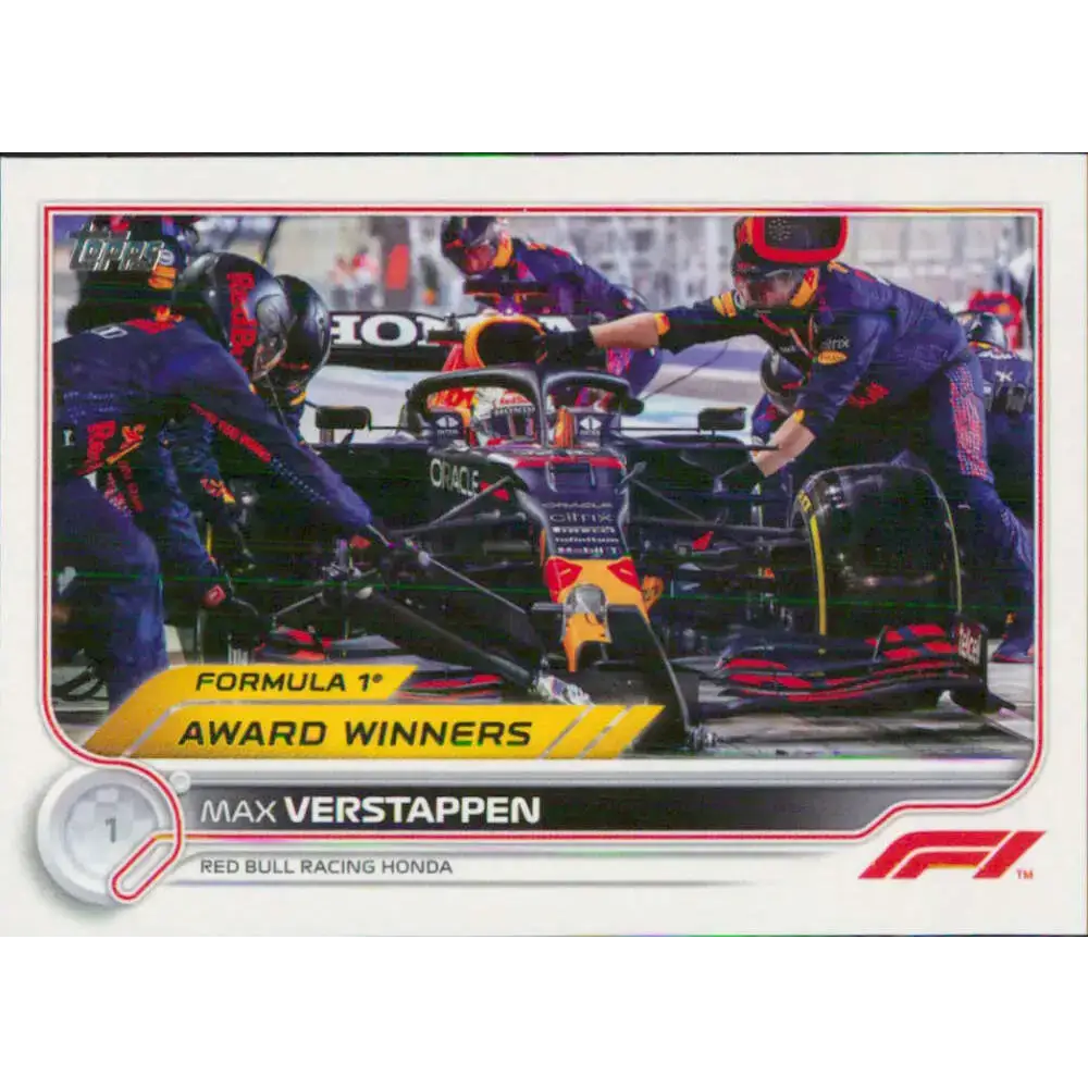 2022 Topps Formula 1 #196 Max Verstappen NM-MT Racing Card - Racing Card Single