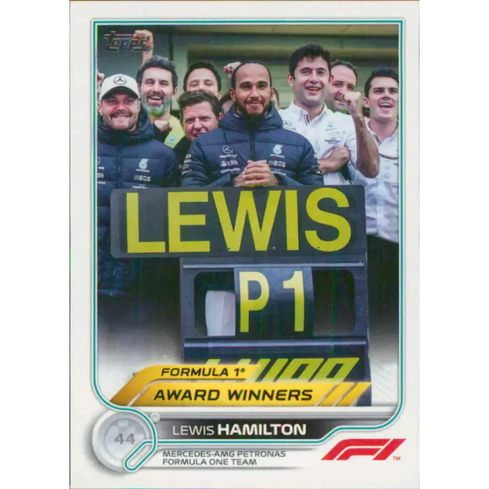 2022 Topps Formula 1 #198 Lewis Hamilton NM-MT Racing Card - Racing Card Single