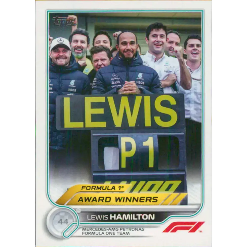 2022 Topps Formula 1 #198 Lewis Hamilton NM-MT Racing Card - Racing Card Single