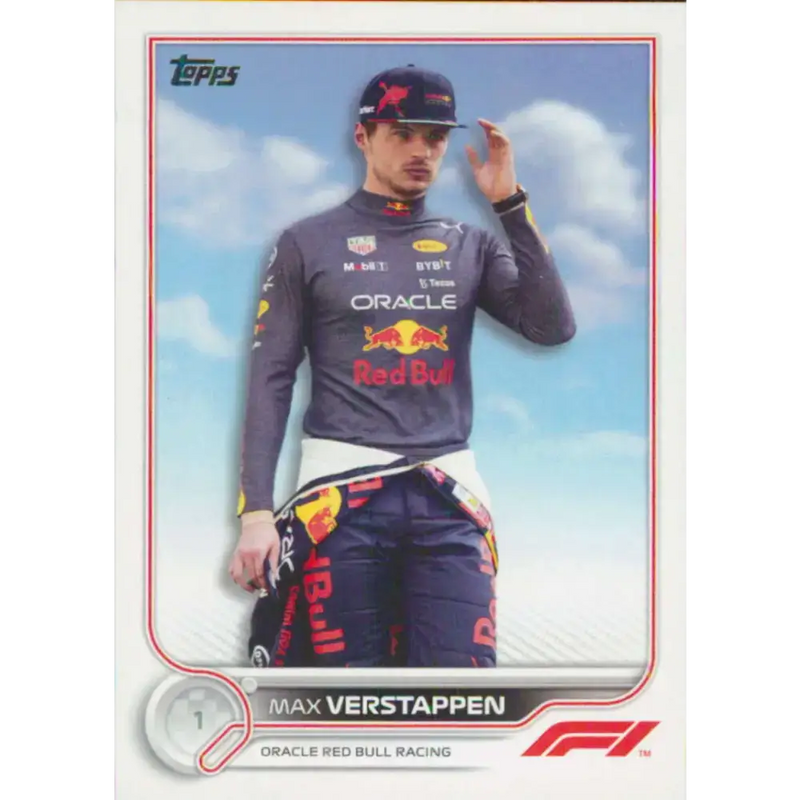 2022 Topps Formula 1 #2 Max Verstappen NM-MT Racing Card - Racing Card Single