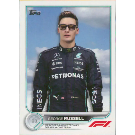 2022 Topps Formula 1 #20 George Russell NM-MT Racing Card - Racing Card Single