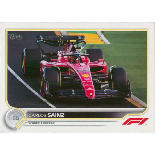 2022 Topps Formula 1 #31 Carlos Sainz NM-MT Racing Card - Racing Card Single