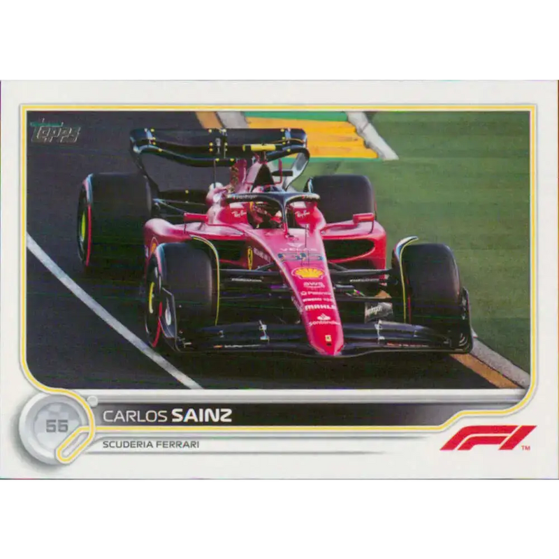 2022 Topps Formula 1 #31 Carlos Sainz NM-MT Racing Card - Racing Card Single
