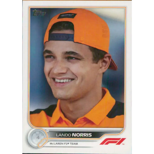 2022 Topps Formula 1 #34 Lando Norris NM-MT Racing Card - Racing Card Single