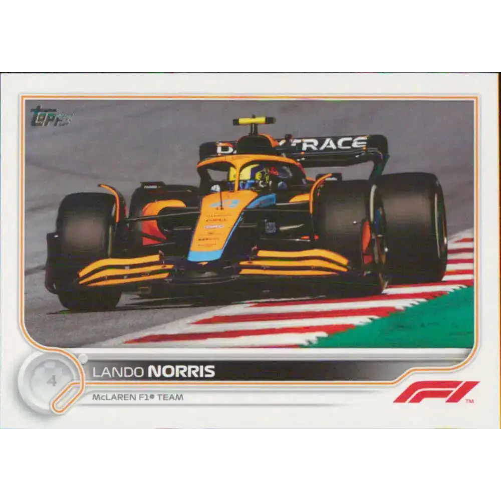 2022 Topps Formula 1 #35 Lando Norris NM-MT Racing Card - Racing Card Single