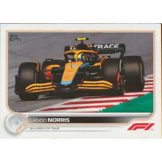 2022 Topps Formula 1 #35 Lando Norris NM-MT Racing Card - Racing Card Single