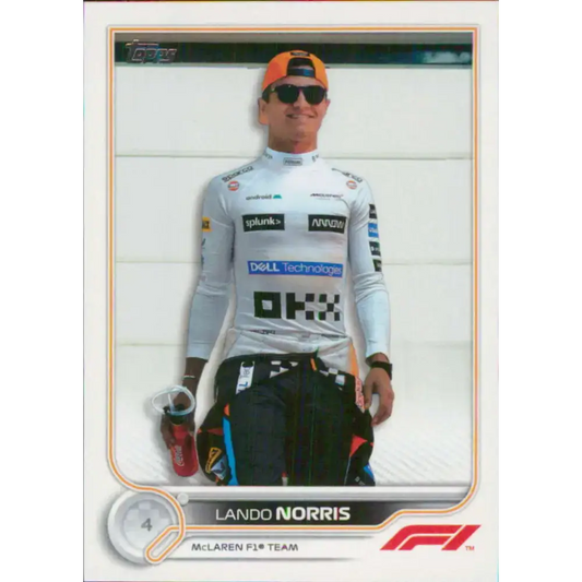 2022 Topps Formula 1 #36 Lando Norris NM-MT Racing Card - Racing Card Single