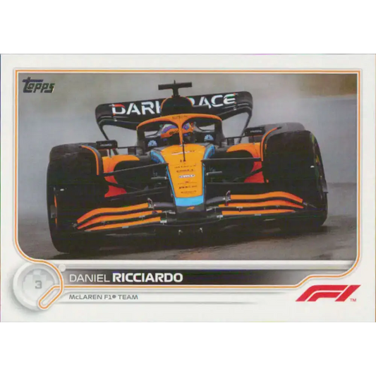 2022 Topps Formula 1 #39 Daniel Ricciardo NM-MT Racing Card - Racing Card Single