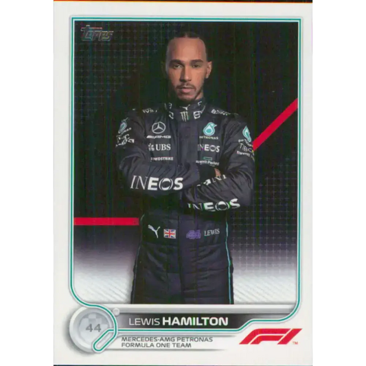 2022 Topps Formula 1 #5 Lewis Hamilton NM-MT Racing Card - Racing Card Single