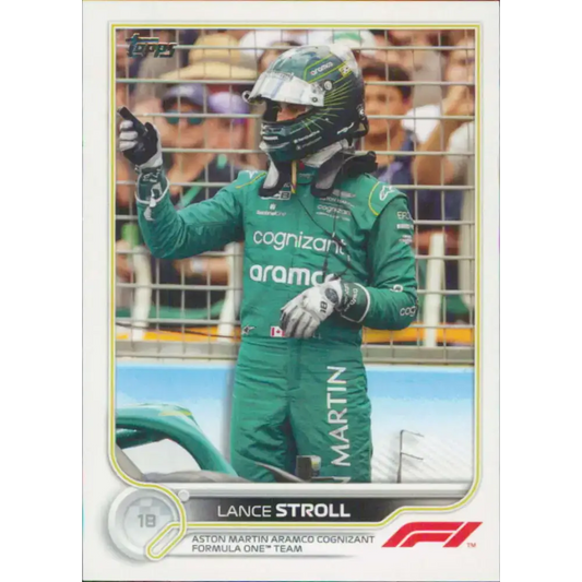 2022 Topps Formula 1 #50 Lance Stroll NM-MT Racing Card - Racing Card Single