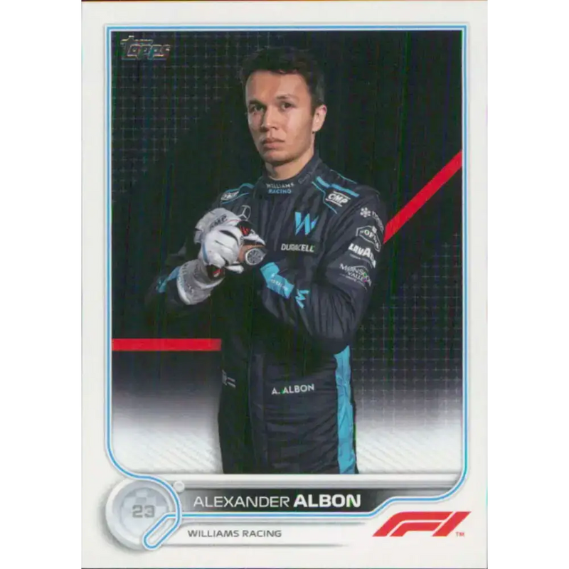 2022 Topps Formula 1 #54 Alexander Albon NM-MT Racing Card - Racing Card Single