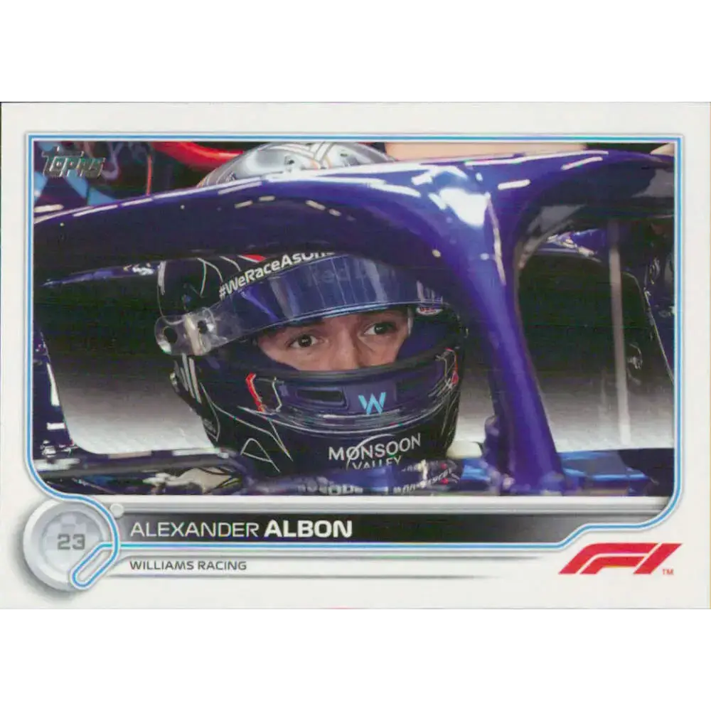 2022 Topps Formula 1 #56 Alexander Albon NM-MT Racing Card - Racing Card Single