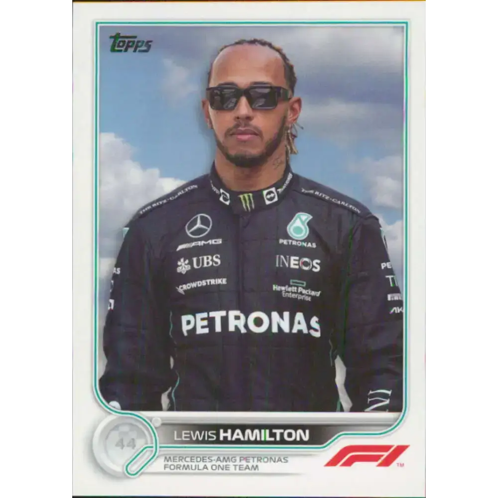 2022 Topps Formula 1 #6 Lewis Hamilton NM-MT Racing Card - Racing Card Single