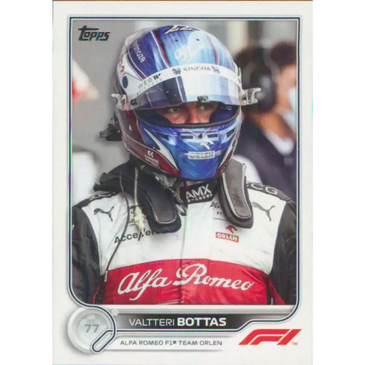 2022 Topps Formula 1 #60 Valtteri Bottas NM-MT Racing Card - Racing Card Single