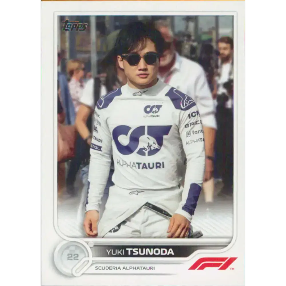 2022 Topps Formula 1 #64 Yuki Tsunoda NM-MT Racing Card - Racing Card Single