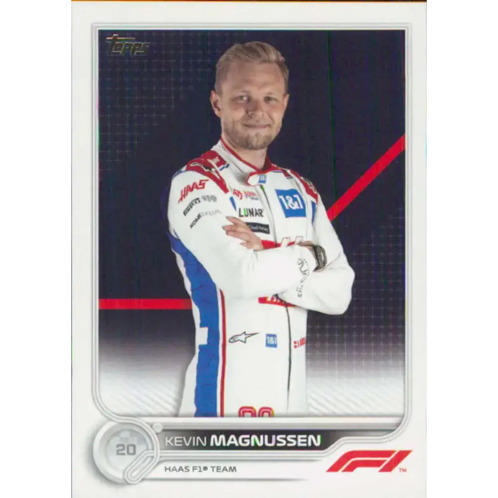 2022 Topps Formula 1 #73 Kevin Magnussen NM-MT Racing Card - Racing Card Single