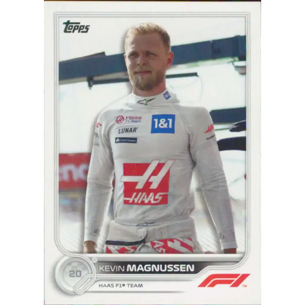 2022 Topps Formula 1 #74 Kevin Magnussen NM-MT Racing Card - Racing Card Single