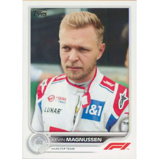 2022 Topps Formula 1 #75 Kevin Magnussen NM-MT Racing Card - Racing Card Single