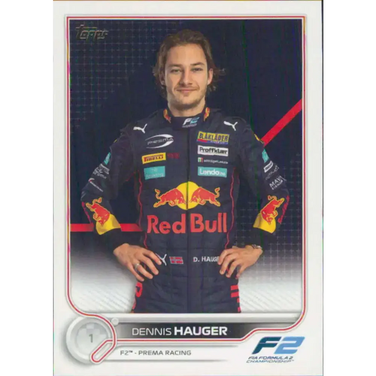 2022 Topps Formula 1 #77 Dennis Hauger NM-MT Racing Card - Racing Card Single