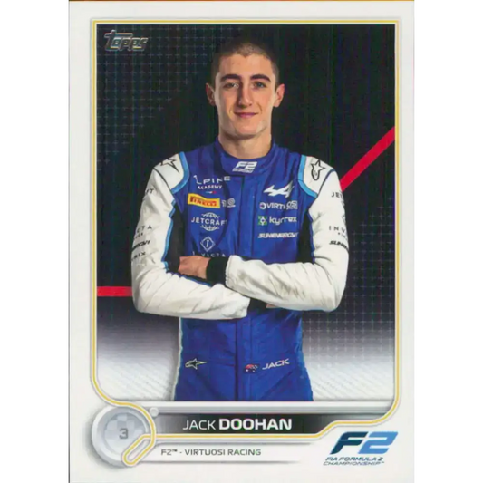 2022 Topps Formula 1 #79 Jack Doohan NM-MT Racing Card - Racing Card Single