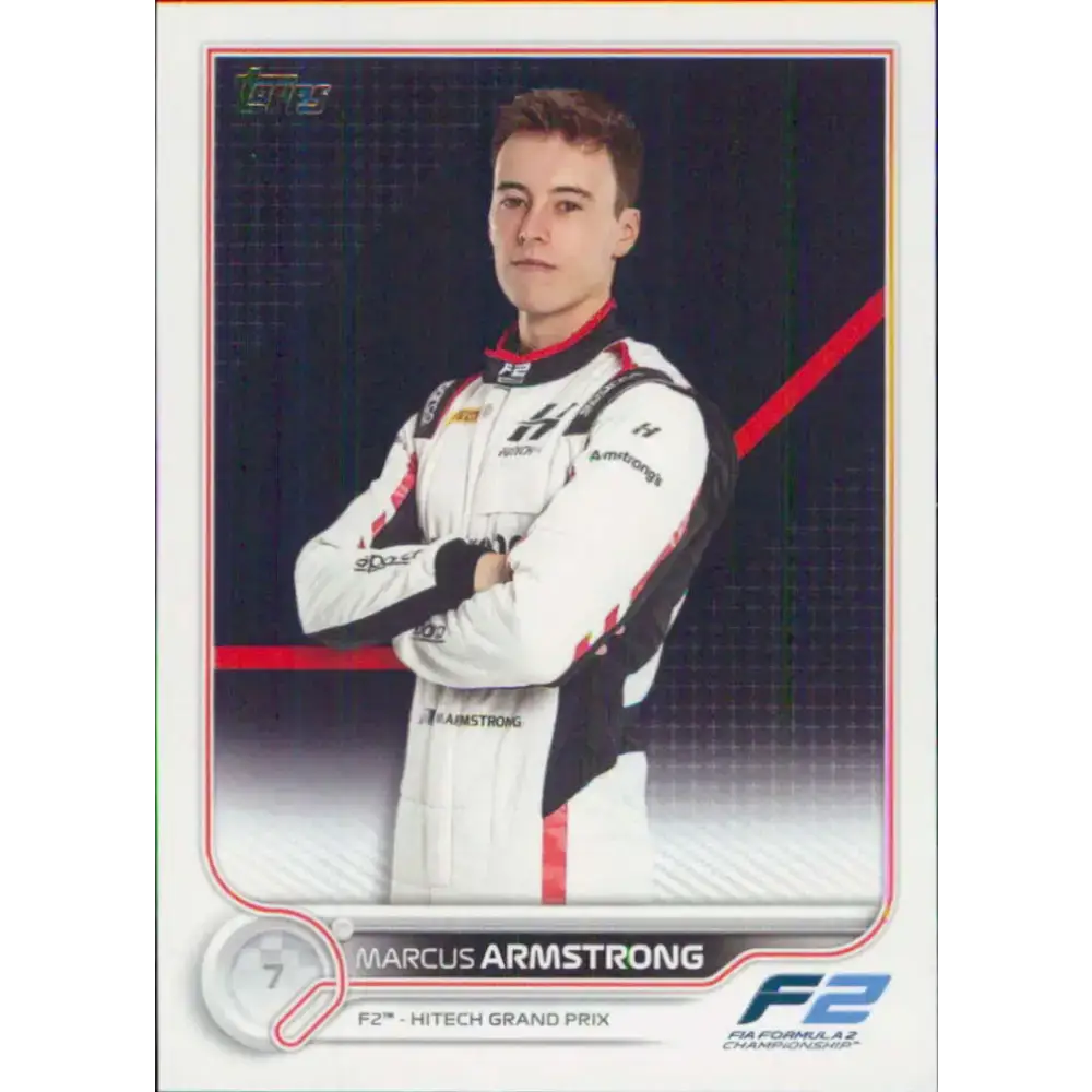 2022 Topps Formula 1 #83 Marcus Armstrong NM-MT Racing Card - Racing Card Single