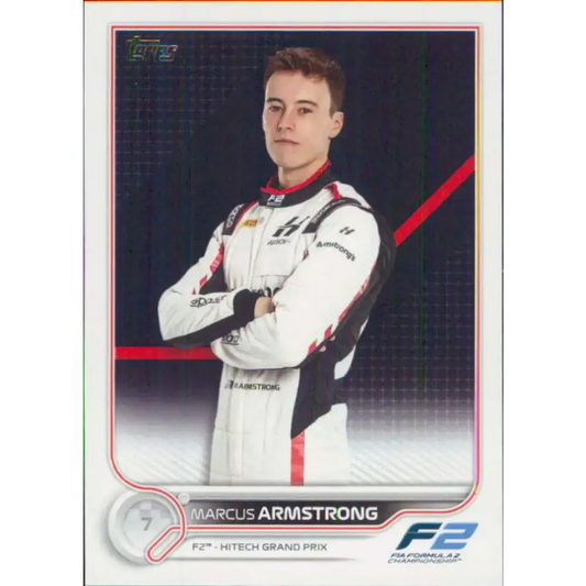 2022 Topps Formula 1 #83 Marcus Armstrong NM-MT Racing Card - Racing Card Single