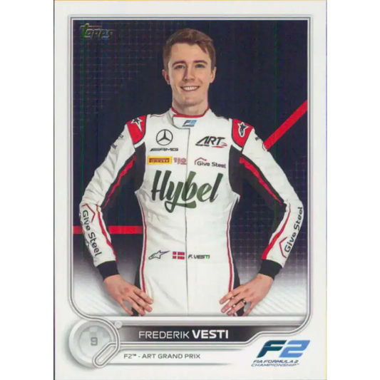 2022 Topps Formula 1 #85 Frederik Vesti NM-MT Racing Card - Racing Card Single
