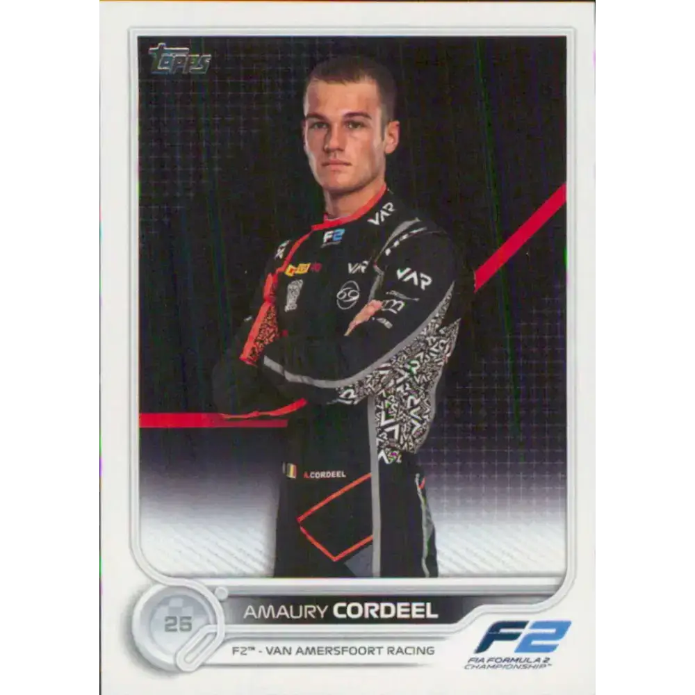 2022 Topps Formula 1 #98 Amaury Cordeel NM-MT Racing Card - Racing Card Single