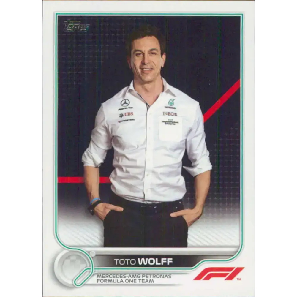 2022 Topps Formula 1 #99 Toto Wolff NM-MT Racing Card - Racing Card Single