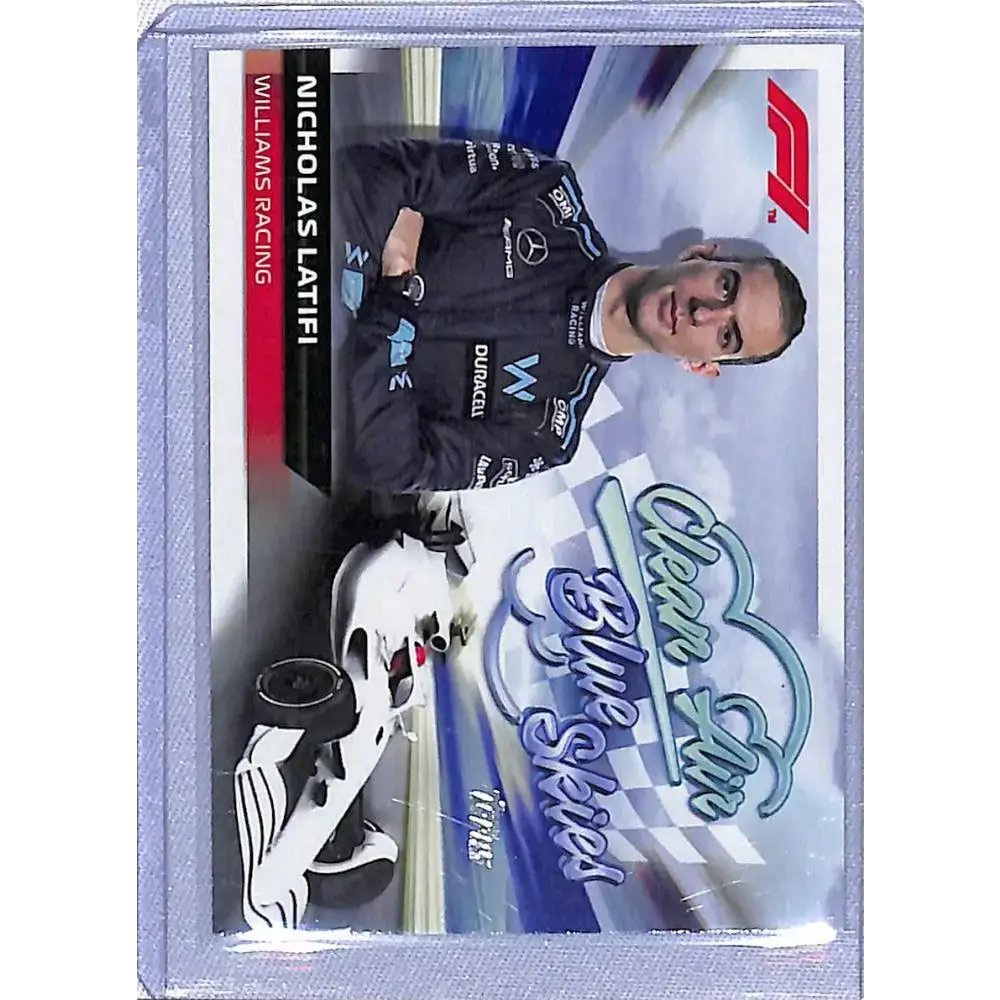 2022 Topps Formula 1 #CABS-NL Nicholas Latifi NM-MT Williams - Racing Card Single