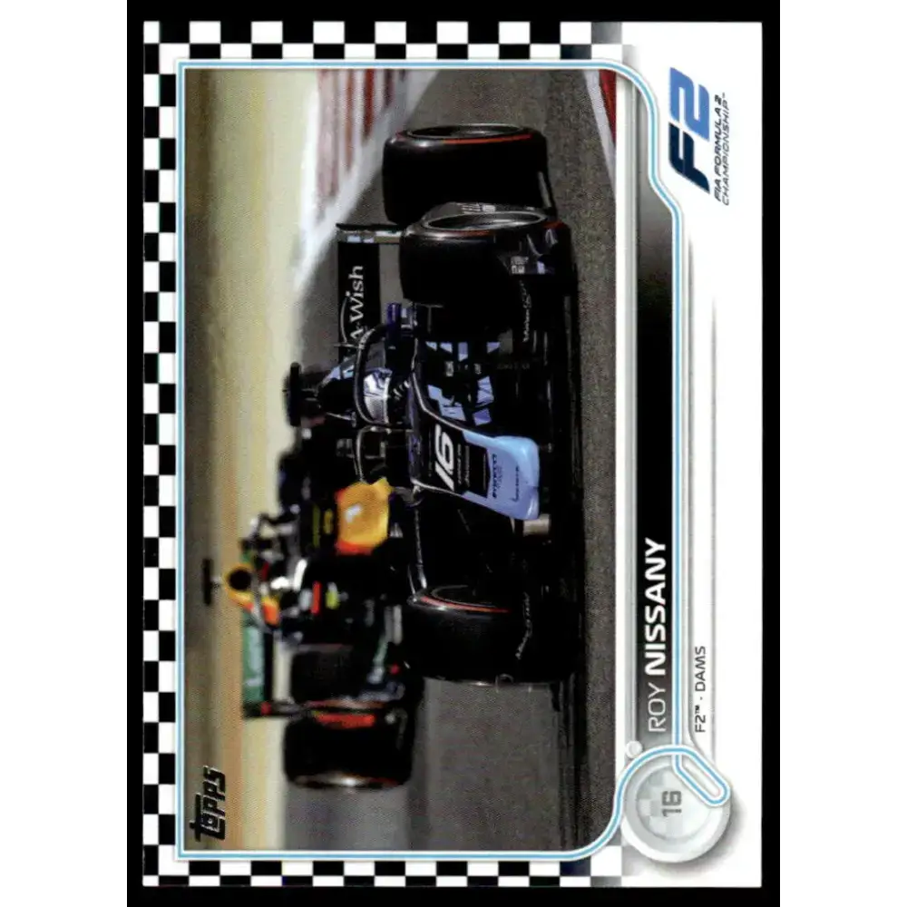 2022 Topps Formula 1 Checker Flag #143 Roy Nissany NM-MT Racing Card - Racing Card Single