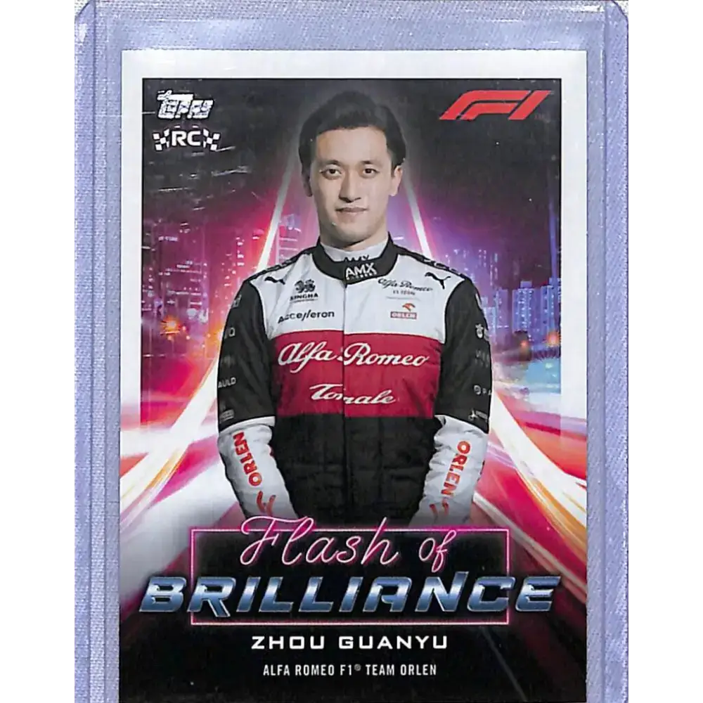 2022 Topps Formula 1 #FOB-GZ NM-MT RC Rookie Alfa Romeo - Racing Card Single