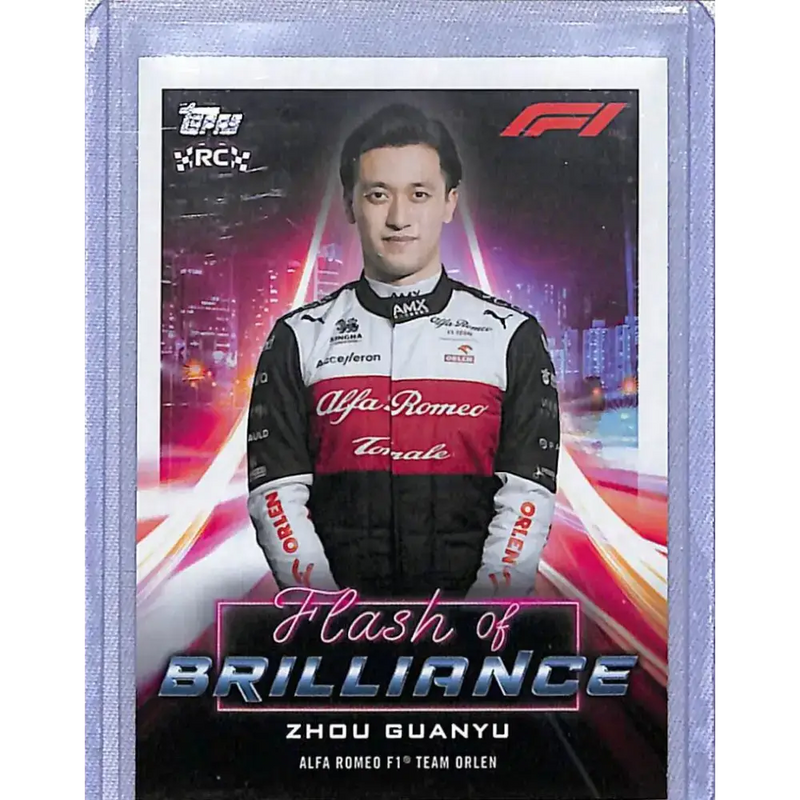 2022 Topps Formula 1 #FOB-GZ NM-MT RC Rookie Alfa Romeo - Racing Card Single