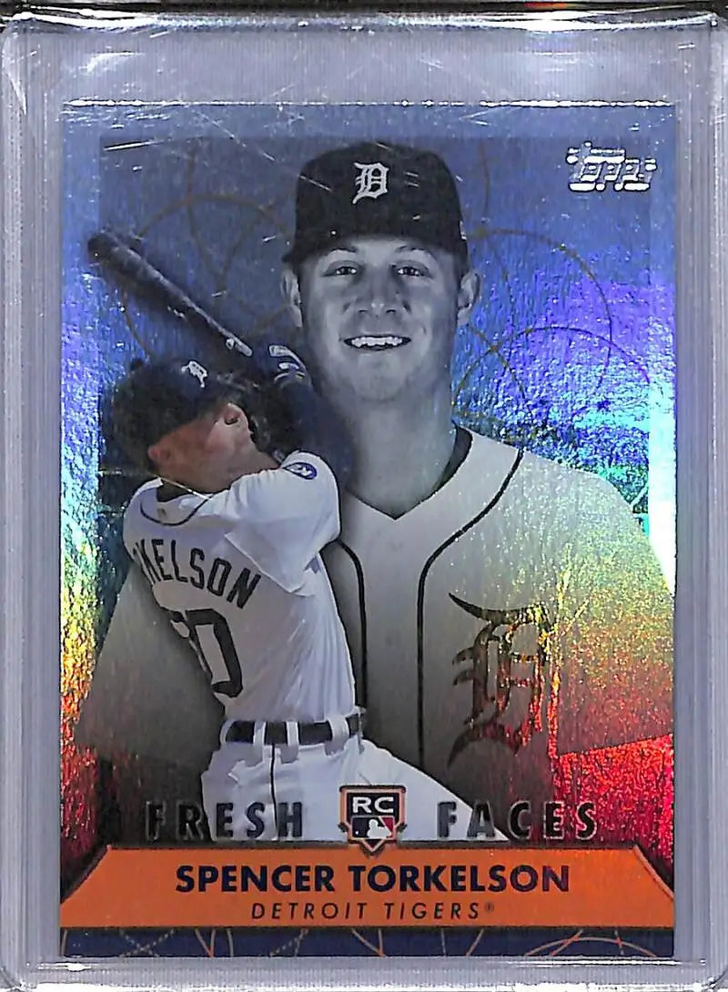 2022 Topps Fresh Faces #FF-13 Spencer Torkelson NM-MT RC Rookie Detroit Tigers - Baseball Card Single
