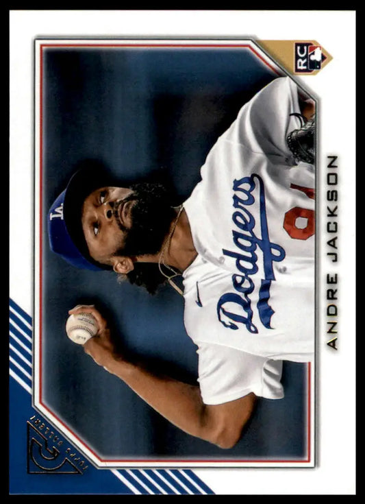 2022 Topps Gallery Andre Jackson RC 130 Los Angeles Dodgers Baseball NM - Baseball Card Single