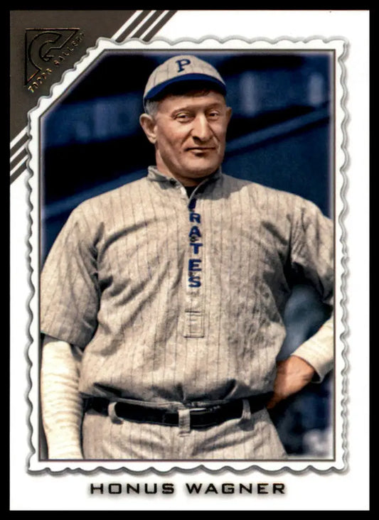 2022 Topps Gallery Honus Wagner 67 Pittsburgh Pirates Baseball NM - Baseball Card Single