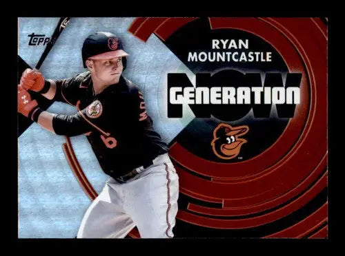 Ryan Mountcastle baseball card from 2022 Topps Generation Now with original gloss