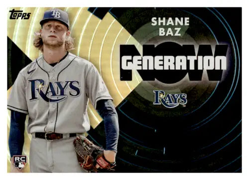 2022 Topps Generation Now Gold #GN-53 Shane Baz NM-MT 03/75 Rays ID:44336 - Baseball Card Single