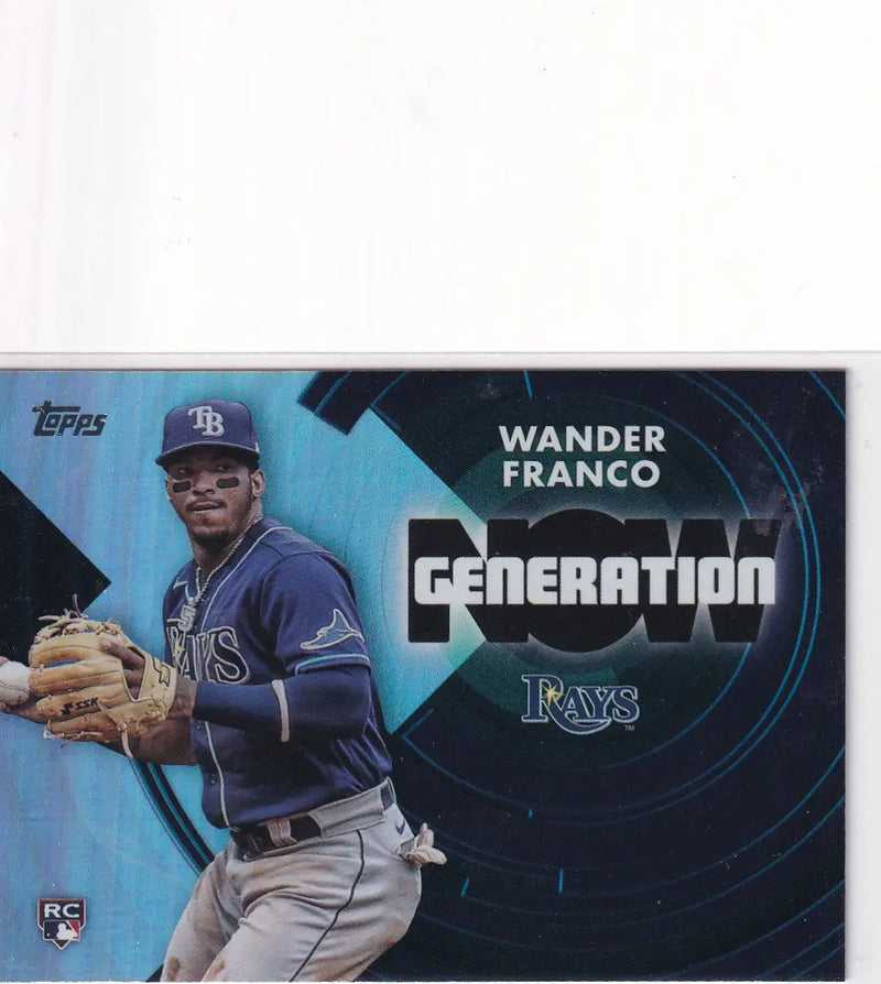 2022 TOPPS #GN-4 WANDER FRANCO GENERATION NOW- TAMPA BAY RAYS - Baseball Card Single