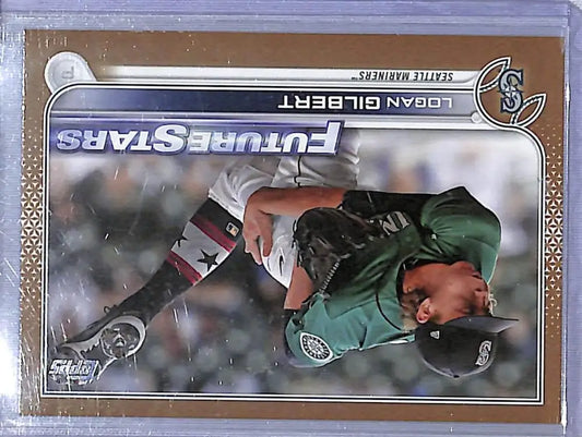 2022 Topps Gold #156 Logan Gilbert NM-MT 588/2022 Seattle Mariners