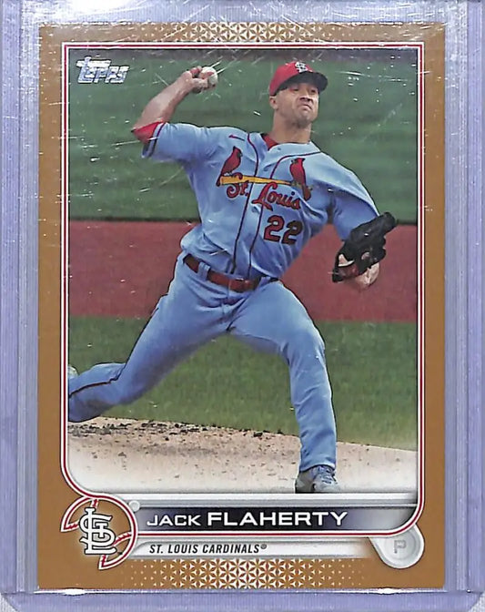2022 Topps Gold #588 Jack Flaherty NM-MT 743/2022 St. Louis Cardinals