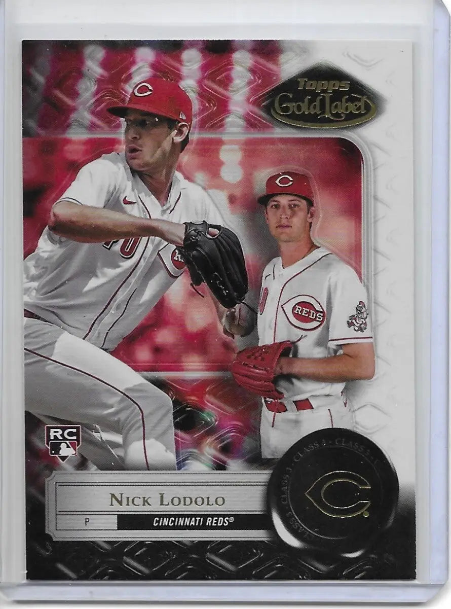 2022 Topps Gold Label Base Class 3 #53 Nick Lodolo - Cincinnati Reds (305) - Baseball Card Single