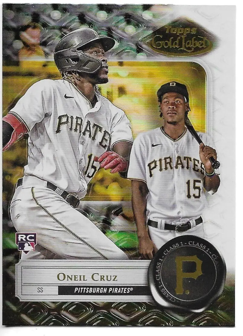 2022 Topps Gold Label Oneil Cruz Rookie Card 95!! Class 2 (309) - Baseball Card Single