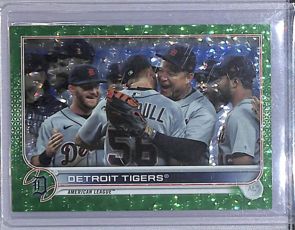2022 Topps Green #640 Detroit Tigers NM-MT 378/499 Detroit Tigers
