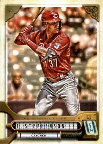 Baseball card of Tyler Stephenson from 2022 Topps Gypsy Queen series