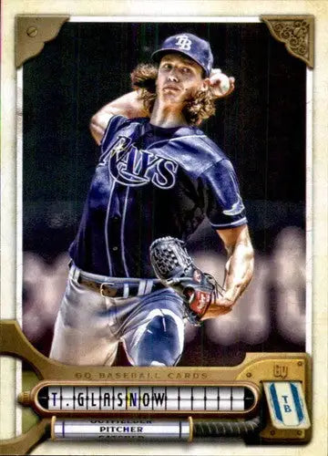 Original gloss baseball card from Topps Gypsy Queen featuring Tyler Glasnow Rays