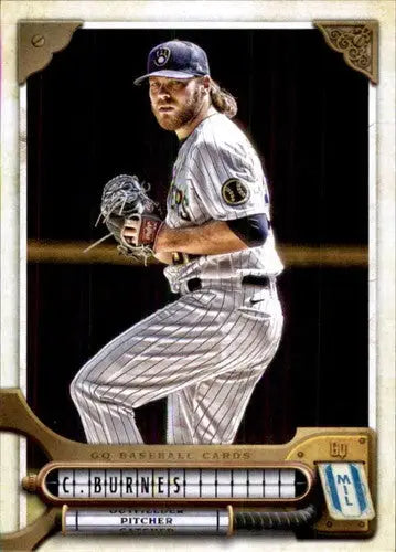 Original gloss Baseball card featuring Corbin Burnes from Topps Gypsy Queen product