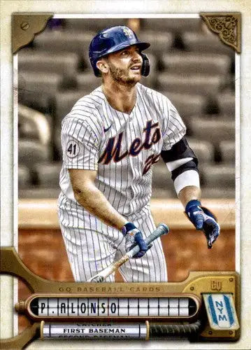 Original gloss baseball card of Pete Alonso from Topps Gypsy Queen 2022 series