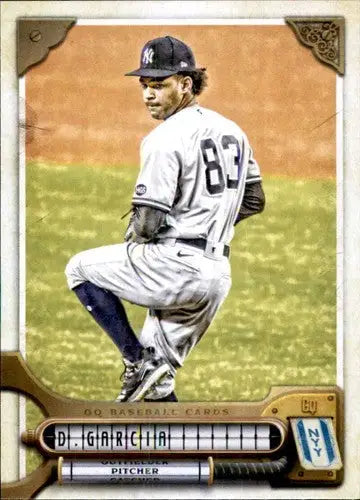 Baseball card featuring Deivi Garcia from 2022 Topps Gypsy Queen set